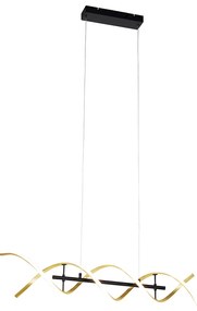 Lampada a sospensione dorata con LED dimmerabile a 3 livelli in Kelvin - Henk