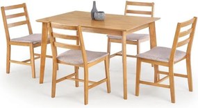 Set da pranzo Cordoba + 4 sedie in rovere chiaro
