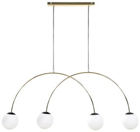 Zuma Line 1219 - Lampadario sospeso con cavo BOW 4xE14/10W/230V finitura oro