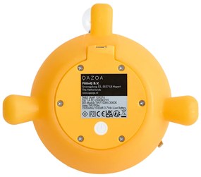 Lampada da tavolo moderna gialla con LED ricaricabile - Bulby