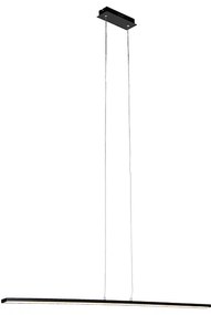 Lampada a sospensione di design nera con LED inclusa - Banda