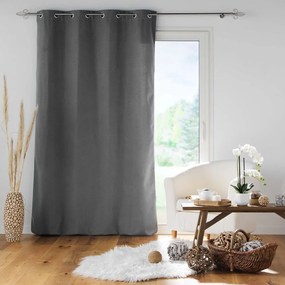 Tenda fonoassorbente antracite 140x260 cm Jupiter - douceur d'intérieur