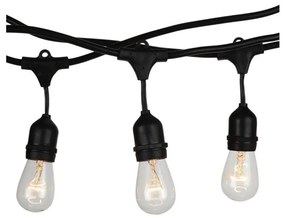 Catena luminosa per esterni STRING 15m 15xE27/25W/230V IP54