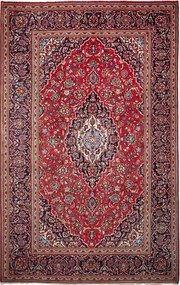 Kashan Tappeto 200 x 310 Rosso (Iran) Annodato A Mano