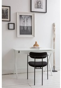 Sedia da pranzo in velluto nero Ivy - WOOOD