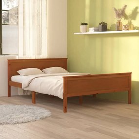Giroletto Marrone Ambra İn Legno Massello Di Pino 120x200 Cm /