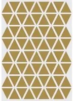 Ferm Living Adesivo murale Mini Triangle - messing