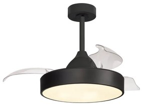 Ventilatore da soffitto Alaska nero , D. 43 cm MANTRA