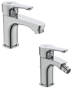 Rubinetteria Bagno Miscelatore Lavabo e Bidet Cromo BC647AA BC652AA Ideal Standard Alpha