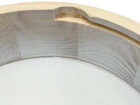 Brilagi - Plafoniera PINO 1xE27/15W/230V pino/argento diam. 27,5 cm