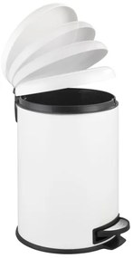 WENKO 22708100 - Cestino LEMAN 30,5x44 cm bianco/nero