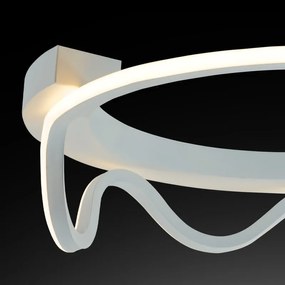 Plafoniera LED Aly Ø 53.5 cm bianco IP20 bianco naturale, 2020 lumen NOVECENTO