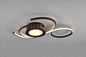 Jive plafoniera led nera con telecomando multifunzione l.50cm