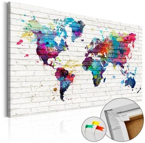 Quadri di sughero  Walls of the World  [Cork Map]  Larghezza x Altezza Home decor 120x80