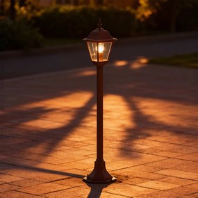 Paletto Lampione Vintage 100cm E27 IP54 Corten - Serie Alfieri