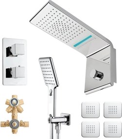 Kit incasso doccia BOSSINI Agua Syncro Rain cromato