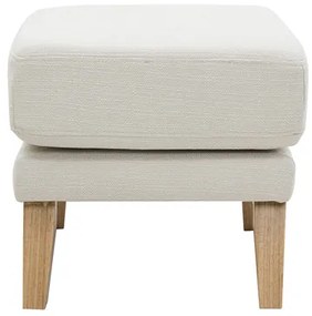 Pouf poggiapiedi scandinavo sfoderabile beige OSLO