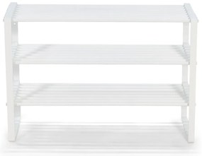 Scarpiera aperta bianca in metallo Rex - Spinder Design