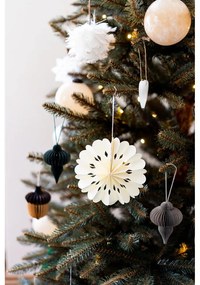 Decorazione per albero di natale in carta fatta a mano ø 10 cm Honeycomb Snowflake – Sass &amp; Belle