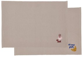 Tovagliette in set in cotone 2 pz 33x48 cm Bistro – Södahl
