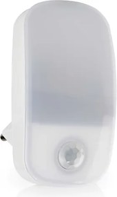 Nedis LNLW10WT - LED Luce di orientamento con sensore LED/0,55W/230V