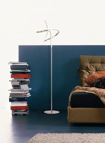 Lampada da terra LED Rhonda  argento, luce bianco naturale 1600 lumen NOVECENTO