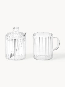 Set brocca latte e zuccheriera in vetro Brilia 3 pz