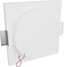 Lampada LED da incasso 85W Luna Crescente 30x30 cm in Gesso