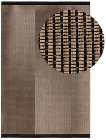 benuta Nest Tappeto per interno ed esterno Naoto Beige/Nero 200x290 cm - Tappeto outdoor per balcone, terrazzo e giardino