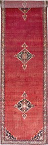 Hamedan Tappeto persiano 500 x 130 Rosso (Iran) Annodato A Mano