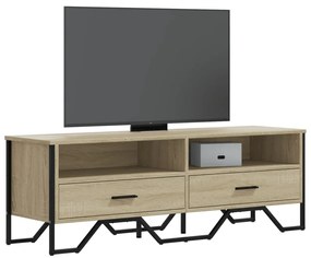 Mobile Tv Rovere Sonoma 122x34x41 Cm İn Legno Multistrato /