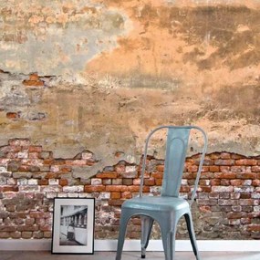 Fotomurale Muro, arancio 186 x 280 cm