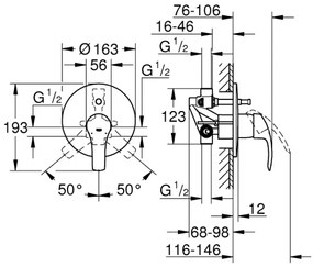 GROHE 33305002 - Miscelatore per vasca DN 15 cromo lucido