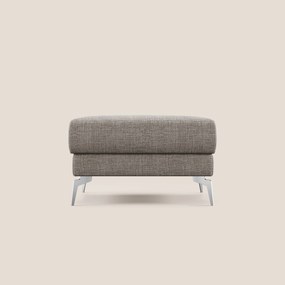 Star Pouf con piedini alti in tessuto impermeabile morbido intreccio T06