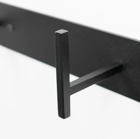 Attaccapanni da parete nero in metallo 64 cm Chapman – Spinder Design