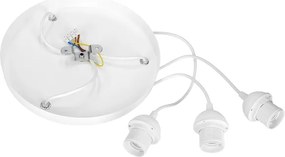 Brilagi - Lampadario a sospensione con cavo RESNA 3xE27/60W/230V Ø 45 cm beige