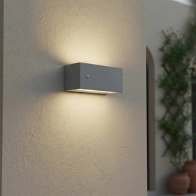 Applique BAND con Sensore Movimento E27 per esterno IP65 - Grigia