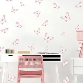 Decorazioni paret - Farfalle rosa | Inspio