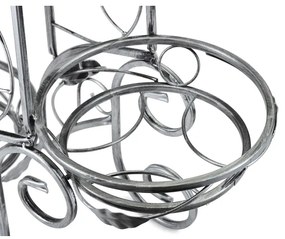 Portafiori 88x65 cm argento