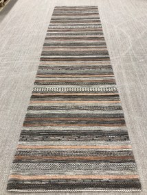 Loribaft Tappeto 90x330 Beige (Iran) Annodato A Mano