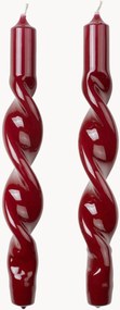 Set di 2 candele a bastoncino fatte a mano Twist