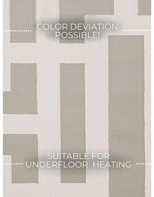 Tappeto grigio/color crema 200x280 cm Perles Onyx – Elle Decoration