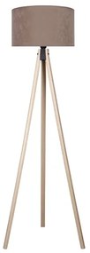 Brilagi - Lampada con piedistallo VELVET 1xE27/60W/230V beige
