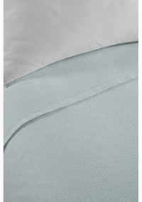 Copriletto in cotone color menta per letto matrimoniale 200x230 cm Serenity - Mijolnir