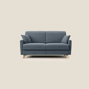 Edgar divano letto matrimoniale in tessuto felis impermeabile T03 blu