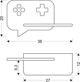 Apparecchio nero per bambini Console - Candellux Lighting