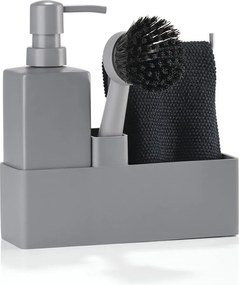 Supporto per detersivo grigio in plastica/in silicone Singles – Zone