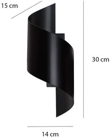 Applique SPINER 1xG9/8W/230V nero