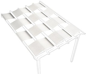 Telo di ricambio  in acrilico Flamingo / Eagle (3 pezzi) bianco L 70 x L 350 cm