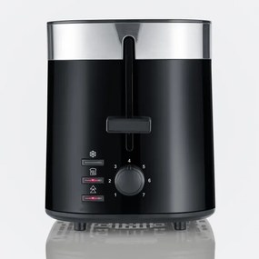 Severin AT 9264 - Tostapane a due fessure 800W/230V acciaio inox/nero
